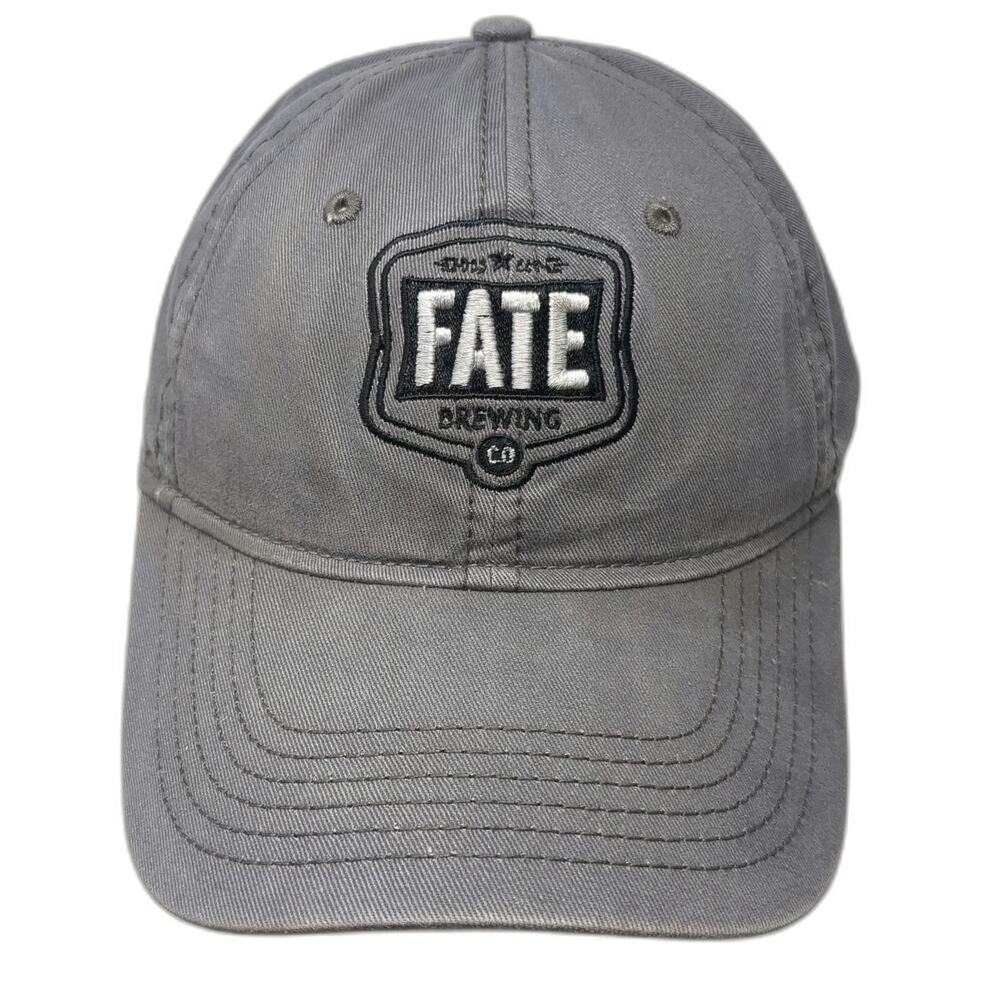 Sportsman Gray Baseball Cap One Size Fate Brewing Scottsdale AZ Slideback Hat